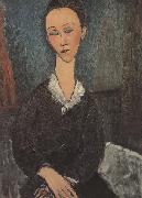 Amedeo Modigliani Femme au col Bianc (mk38) china oil painting reproduction